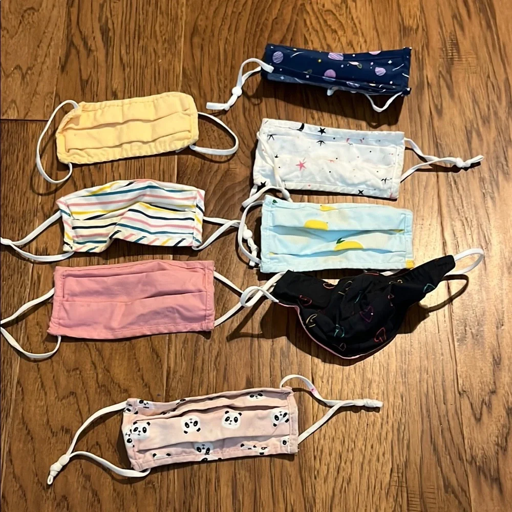 Kids Colorful Face Masks Set